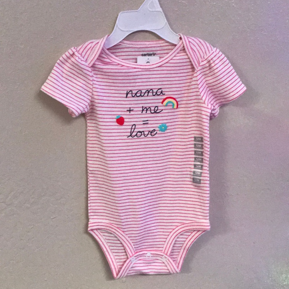 🌟 5/$20 NWT 😍 Carter’s Nana and Me Onesie